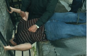 Kissing the Blarney Stone